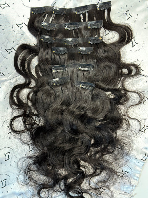 Seamless Mink BodyWave Clip-Ins